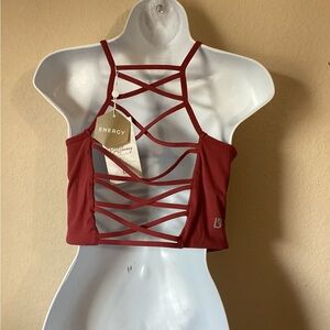NWT Buffbunny Ivy Crop Tank Color: Terracotta Size: Medium